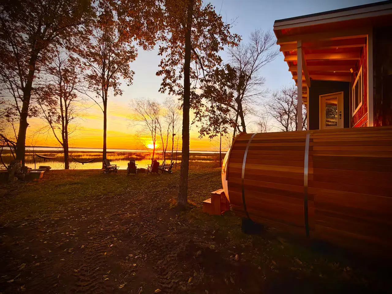 Sunset at Glory Cabin